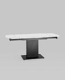 Обеденный стол Stool Group Хлоя раскладной, 120-180*90, светлая керамика, фото 6
