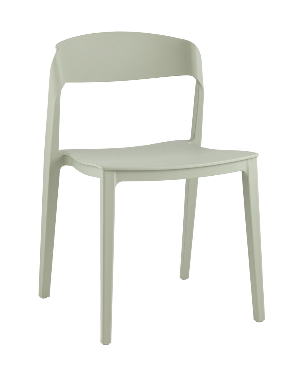 Стул Stool Group Moris пластик серо-зеленый