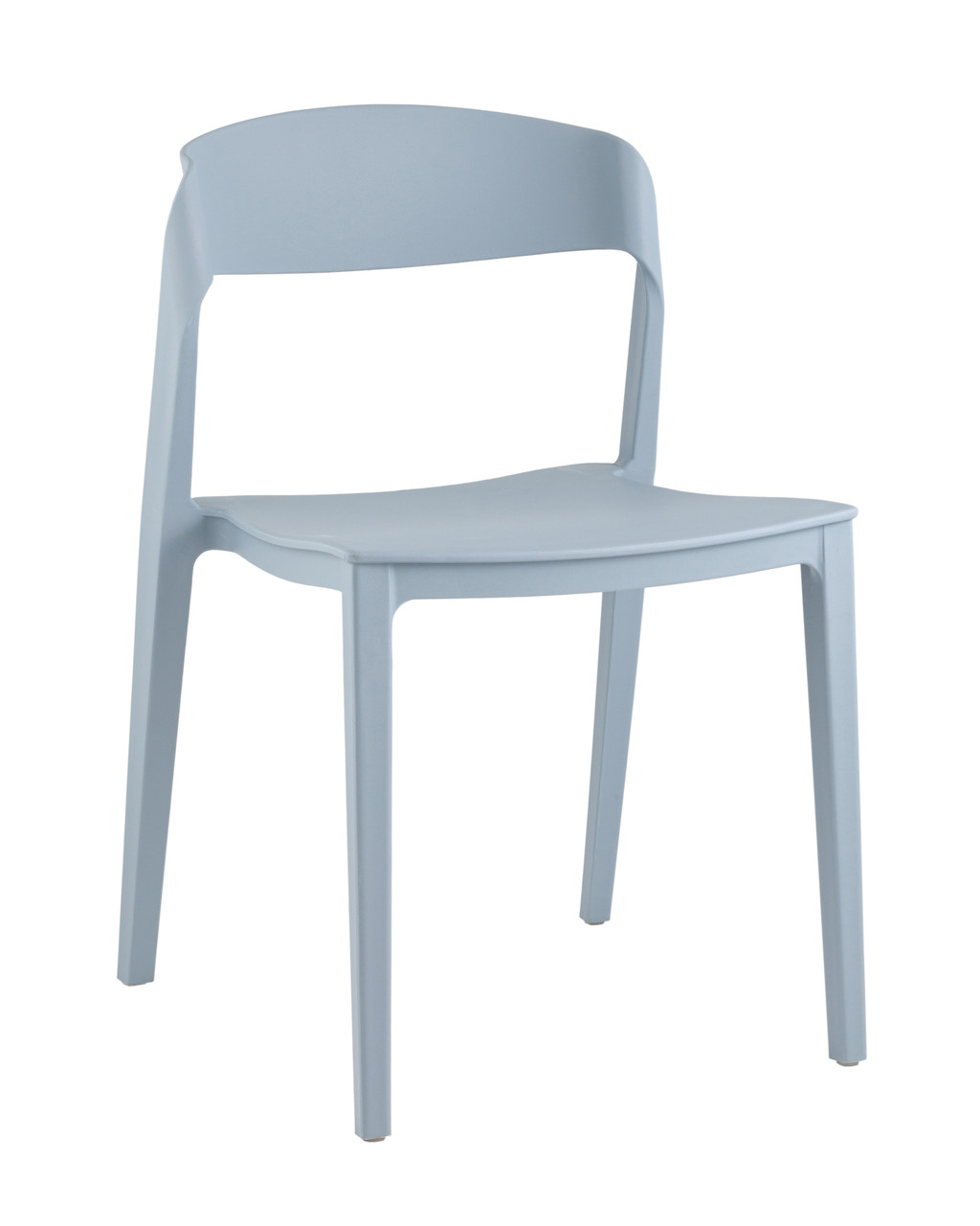 Стул Stool Group Moris пластик голубой