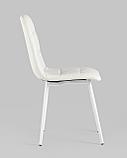 Стул Stool Group Oliver экокожа белый белые ножки, фото 5