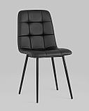 Стул Stool Group для кухни Oliver экокожа черный ножки металл черные, фото 2