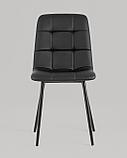 Стул Stool Group для кухни Oliver экокожа черный ножки металл черные, фото 8
