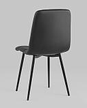 Стул Stool Group для кухни Oliver экокожа черный ножки металл черные, фото 10