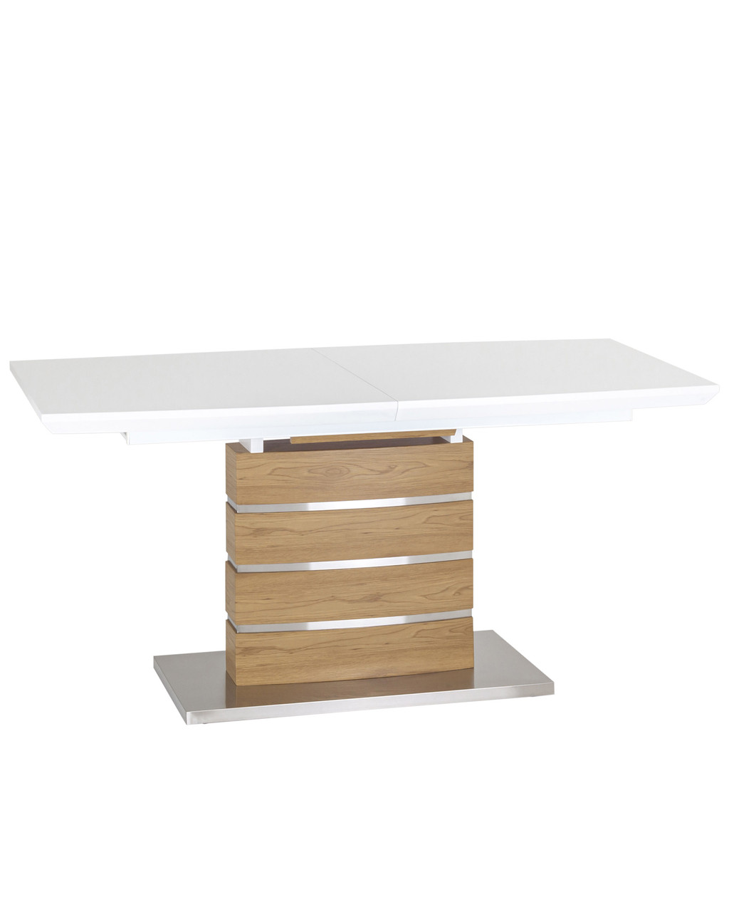 Обеденный стол Stool Group Генуя раскладной 160-200*90 белый