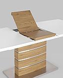 Обеденный стол Stool Group Генуя раскладной 160-200*90 белый, фото 5