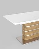 Обеденный стол Stool Group Генуя раскладной 160-200*90 белый, фото 6