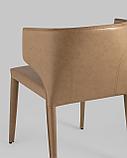 Стул Stool Group Арманд экокожа коричневый обеденный ножки металл черный, фото 9