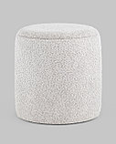 Пуф Stool Group Taks букле светло-серый, фото 3