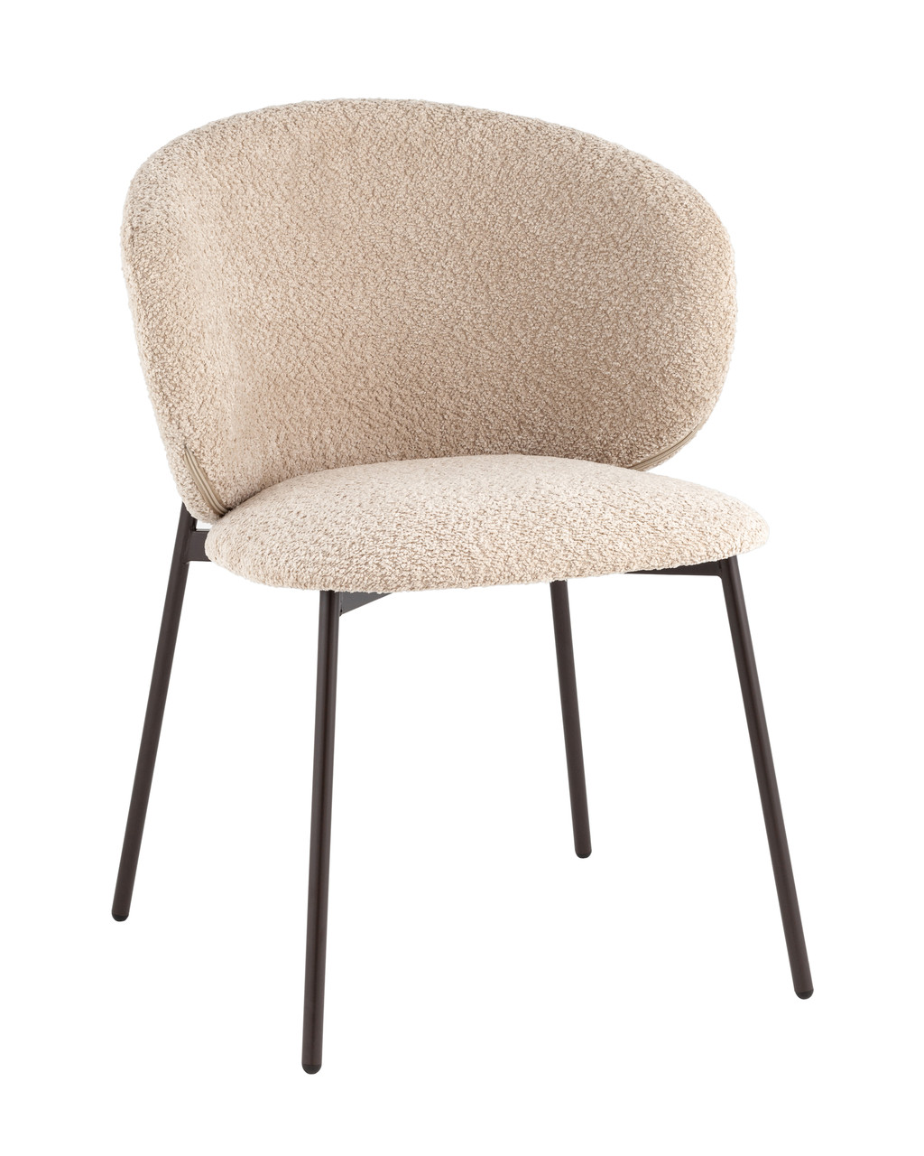Стул Stool Group Блейз букле капучино каркас серо-коричневый