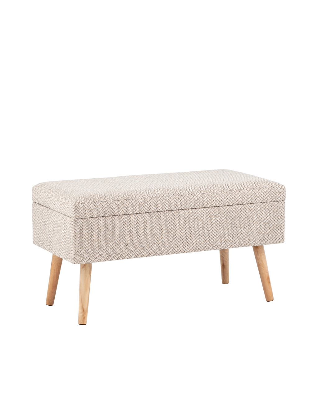 Банкетка Stool Group Сторми с ящиком, бежевый