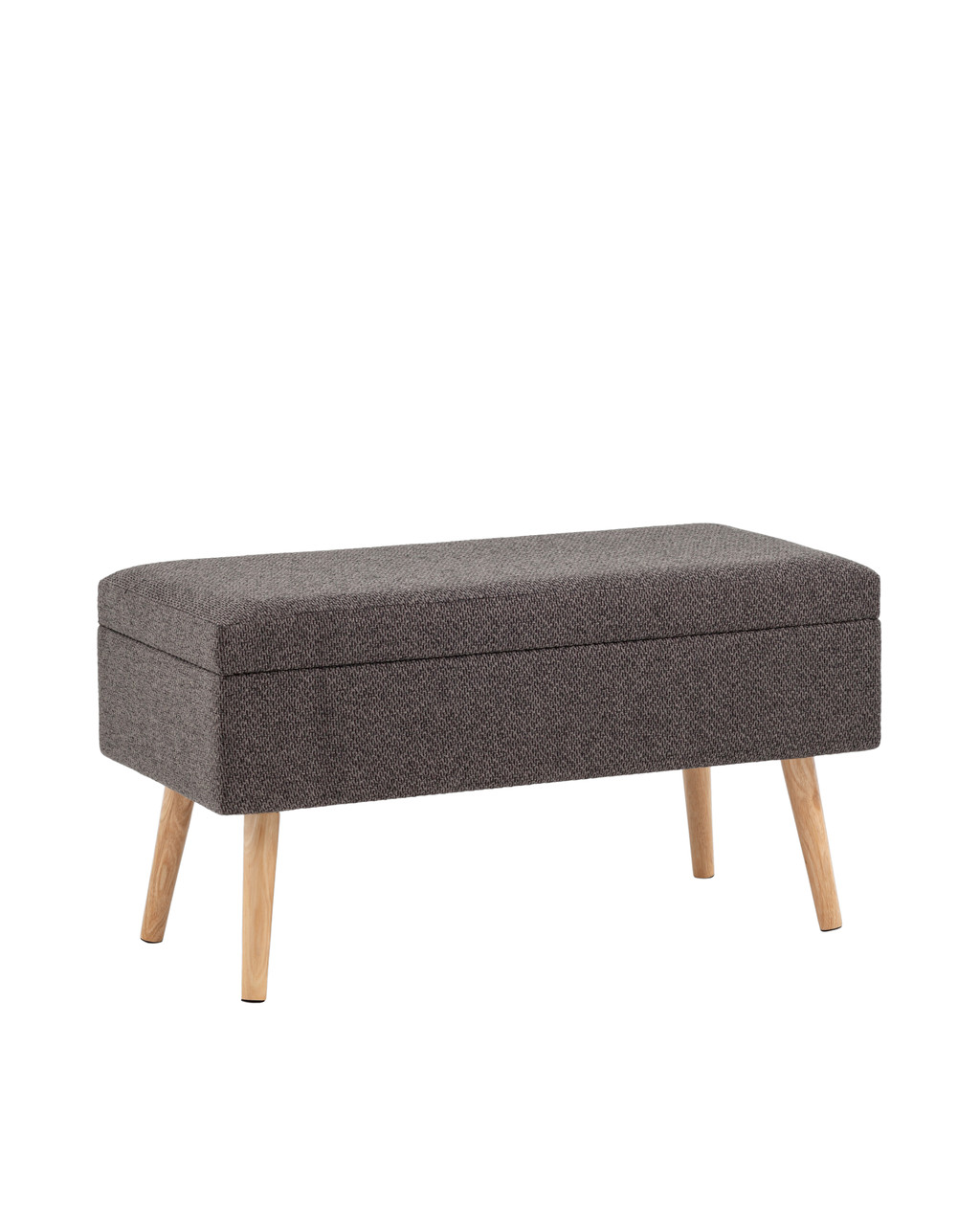 Банкетка Stool Group Сторми с ящиком, темно-серый