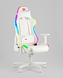 Игровое кресло TopChairs спортивное с подсветкой TopChairs GMM-080 белый, фото 2
