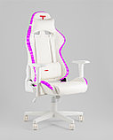 Игровое кресло TopChairs спортивное с подсветкой TopChairs GMM-080 белый, фото 5