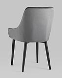 Стул Stool Group Диана серый, обивка мебельный велюр, фото 10