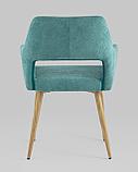 Стул Stool Group Кромвель мятный обивка плотная ткань, металлические ножки, фото 5