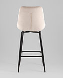 Стул барный Stool Group Флекс с поворотным механизмом велюр бежевый, фото 5
