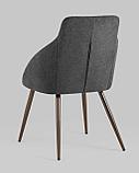 Стул Stool Group Квини серый обивка плотная ткань, стальные ножки, фото 7
