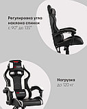 Компьютерное кресло TopChairs TopChairs Shadow черно-белый, фото 4
