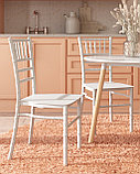 Стул Stool Group пластиковый Chiavari (Кьявари) белый, фото 3