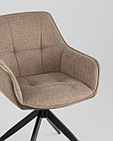 Стул Stool Group Alba коричневый c коричневой экокожей, фото 8