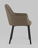 Стул Stool Group Прайм экокожа коричневый полипропилен,стальные черные ножки, фото 7