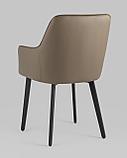 Стул Stool Group Прайм экокожа коричневый полипропилен,стальные черные ножки, фото 10