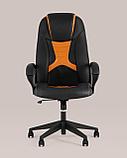 Геймерское кресло TopChairs TopChairs ST-CYBER 8 черный/оранжевый эко.кожа крестовина пластик, фото 6