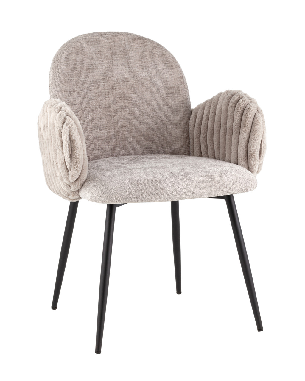 Стул Stool Group Wave Stripes букле серый