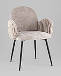 Стул Stool Group Wave Stripes букле серый, фото 2