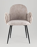 Стул Stool Group Wave Stripes букле серый, фото 3