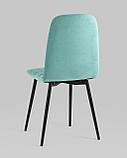 Стул Stool Group Easy велюр мятный ножки металл черные, фото 8