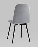 Стул Stool Group Easy велюр серый ножки металл черные, фото 10