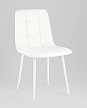 Стул Stool Group Одди экокожа белый белые ножки, фото 2
