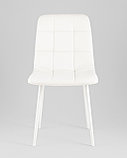 Стул Stool Group Одди экокожа белый белые ножки, фото 3