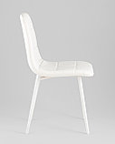 Стул Stool Group Одди экокожа белый белые ножки, фото 4