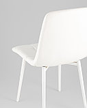 Стул Stool Group Одди экокожа белый белые ножки, фото 7