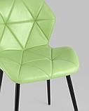 Стул Stool Group Эдвин экокожа салатовый ножки металлические, фото 10
