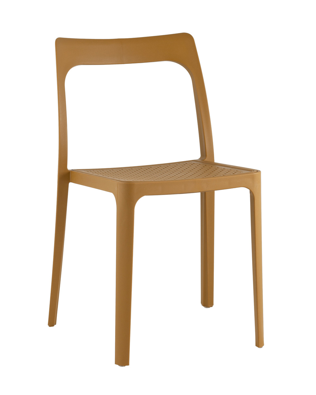 Стул Stool Group Marty, пластиковый, охра