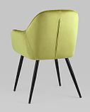 Кресло Stool Group Кристи зеленое мягкое обивка велюр, фото 6