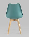 Стул Stool Group FRANKFURT морской, каркас массив бука, спинка качественный пластик, обивка сиденья экокожа, фото 7