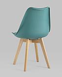 Стул Stool Group FRANKFURT морской, каркас массив бука, спинка качественный пластик, обивка сиденья экокожа, фото 8