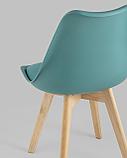 Стул Stool Group FRANKFURT морской, каркас массив бука, спинка качественный пластик, обивка сиденья экокожа, фото 9