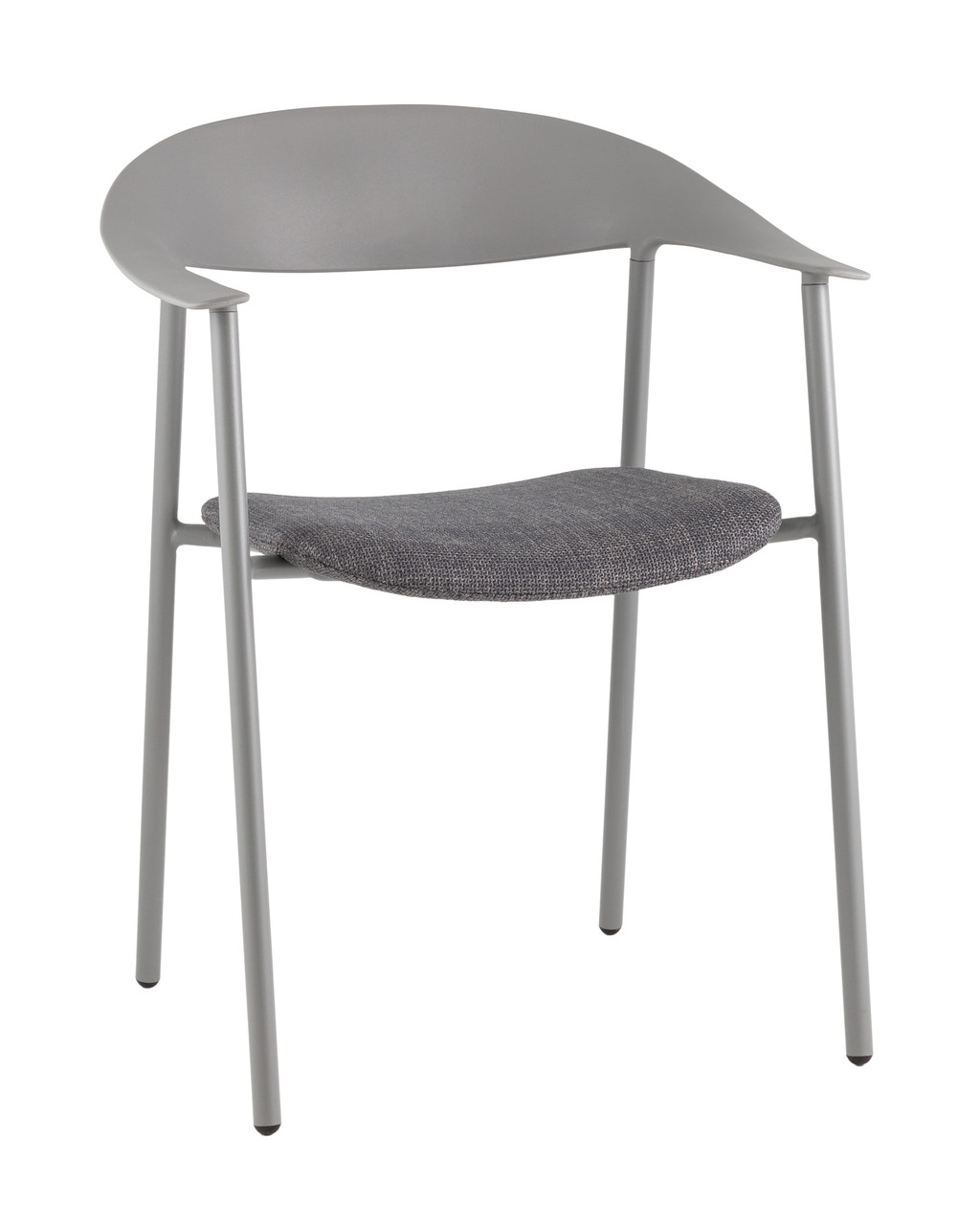 Стул Stool Group Eila с подушкой пластик серый