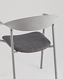 Стул Stool Group Eila с подушкой пластик серый, фото 7