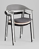 Стул Stool Group Eila с подушкой пластик черный, фото 9