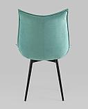 Стул Stool Group обеденный для кухни Осло велюр мятный, фото 7