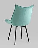 Стул Stool Group обеденный для кухни Осло велюр мятный, фото 8