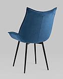 Стул Stool Group обеденный для кухни Осло велюр синий, фото 8