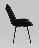 Стул Stool Group обеденный для кухни Осло велюр черный, фото 5