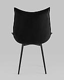 Стул Stool Group обеденный для кухни Осло велюр черный, фото 7